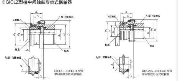 GIICL Drum Shape Gear Coupling
