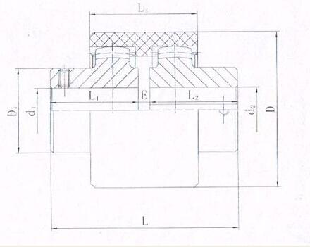 NL type nylon inner gear ring type coupling