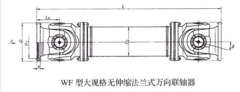 WF型大規(guī)格無伸縮法蘭式萬向聯(lián)軸器